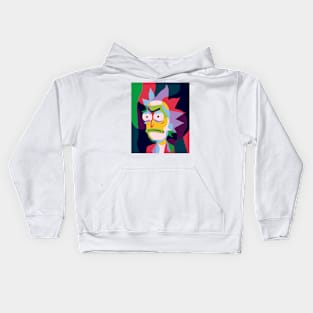 Abstract Rick Kids Hoodie